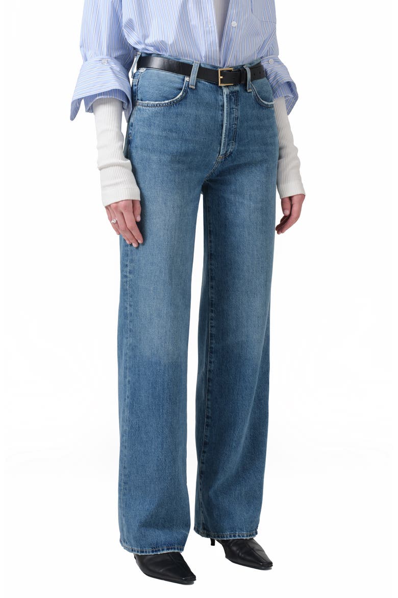 Annina Organic Cotton Straight Leg Jeans, Main, color, STARSIGN