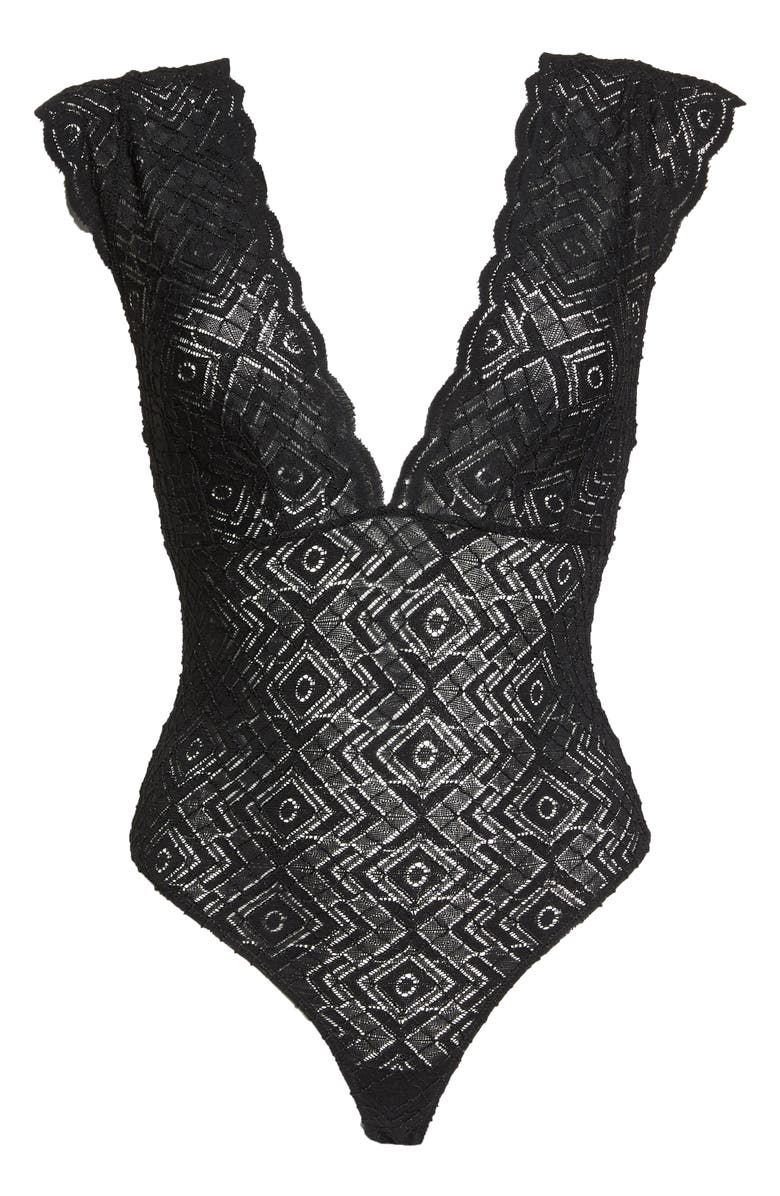 Free People Intimately FP Everyday Okay Thong Bodysuit, Alternate, color, 