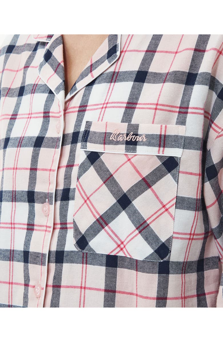 Barbour Ellery Tartan Cotton Pajamas, Alternate, color,