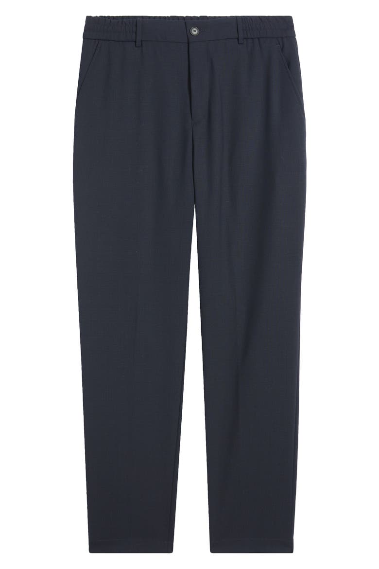 Perin Flat Front Pants, Main, color, DARK BLUE
