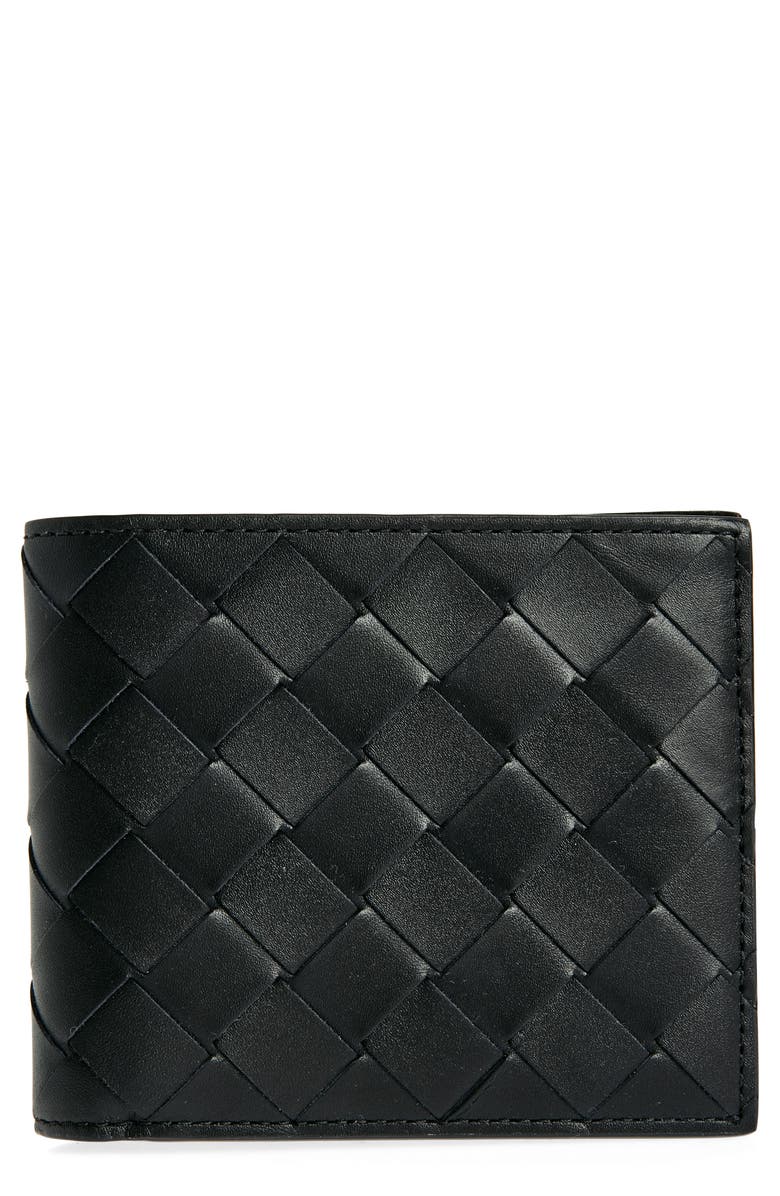 Bottega Veneta Intrecciato Calfskin Leather Bifold Wallet, Main, color, 