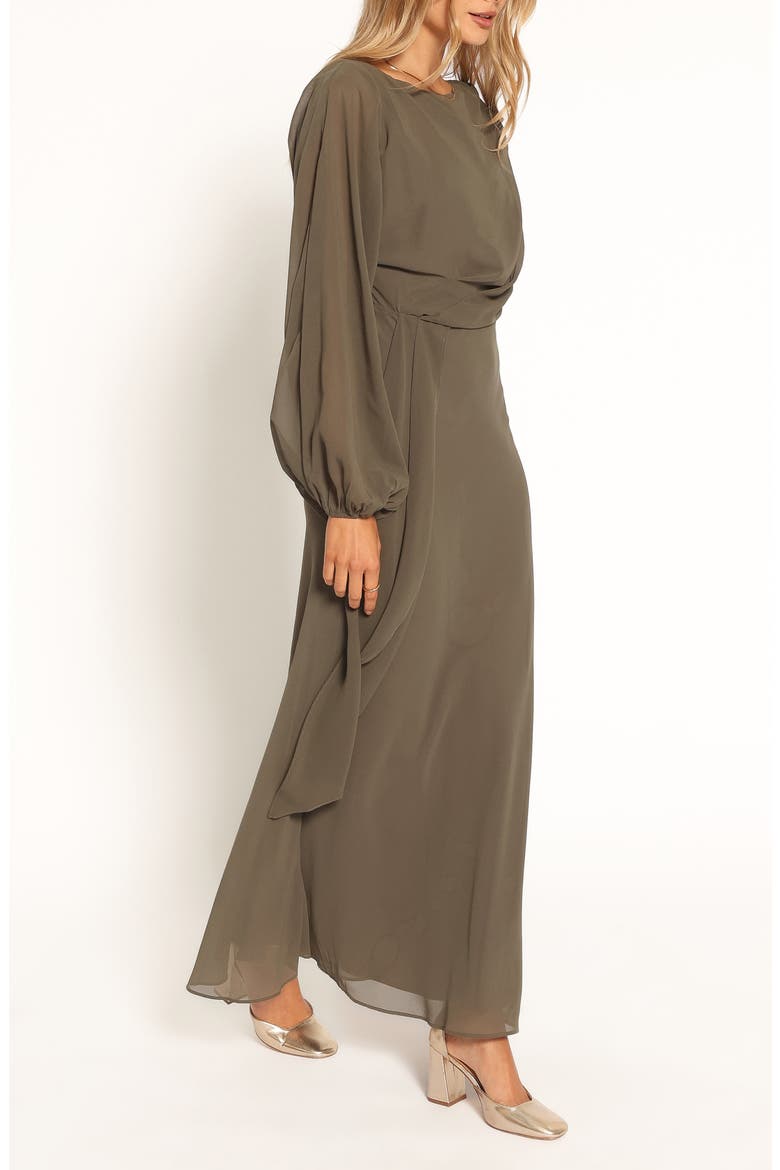 Arnica Maxi Dress, Alternate, color, OLIVE GREEN