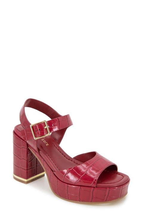 Darla Ankle Strap Platform Sandal (Women)