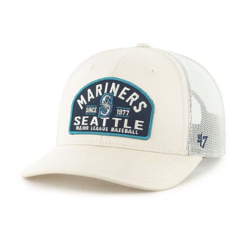 Men's '47  Cream Seattle Mariners Leland Adjustable Trucker Hat
