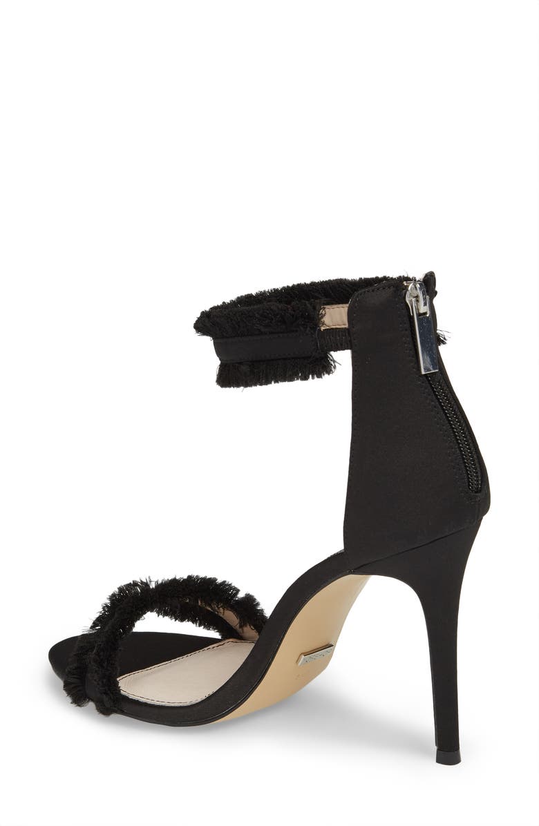 Topshop Riley Fringe Sandal, Alternate, color,