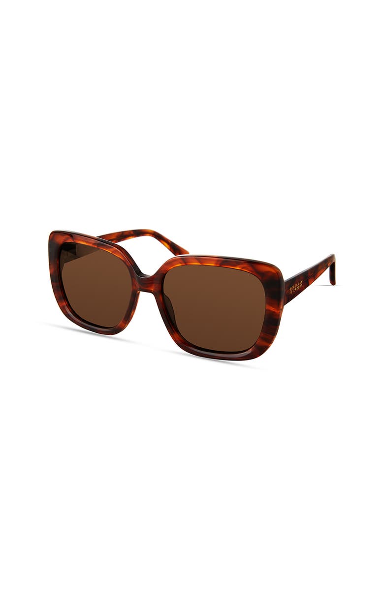 Derek Lam 10 Crosby River Sunglasses, Alternate, color, Tiger Stripe