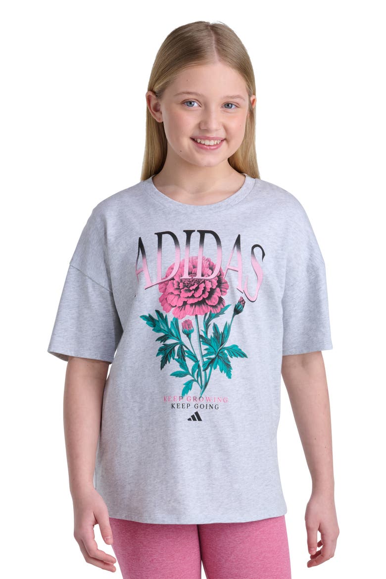 Kids' Boyfriend Graphic T-Shirt, Main, color, LIGHT GREY