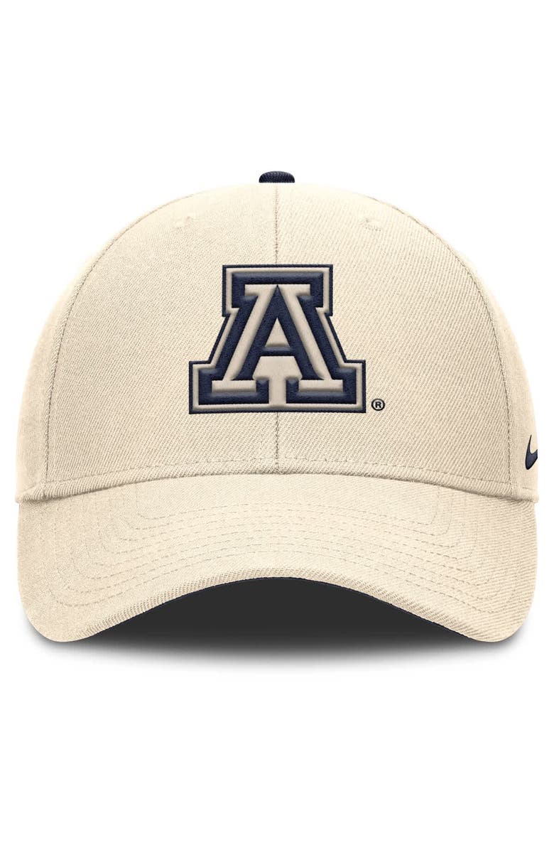Nike Men's Nike Natural Arizona Wildcats Rise Primetime Performance Trucker Adjustable Hat, Alternate, color, Natural