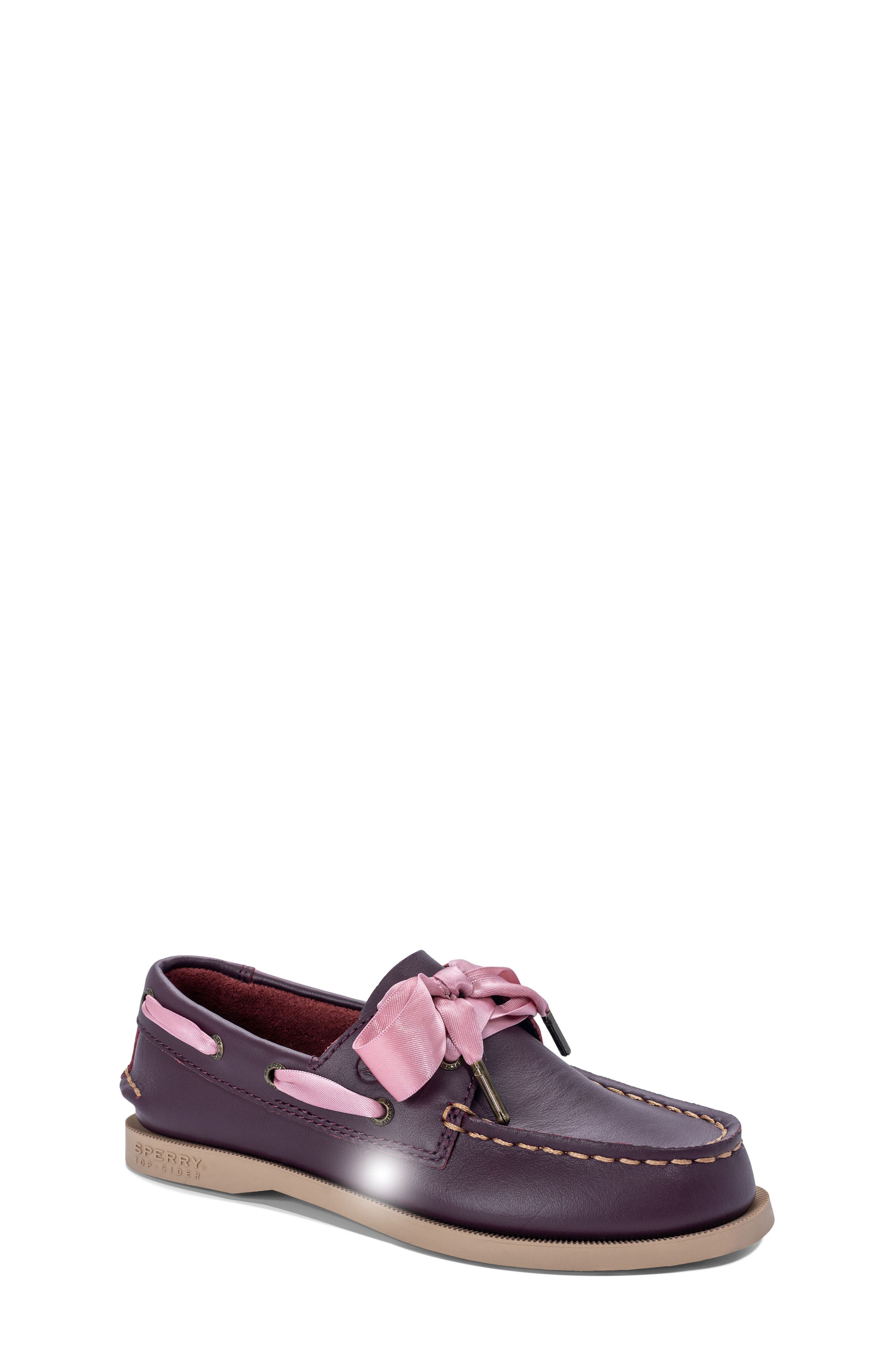 Sperry Kids' Authentic Original Boat Shoe, Main, color, Fig