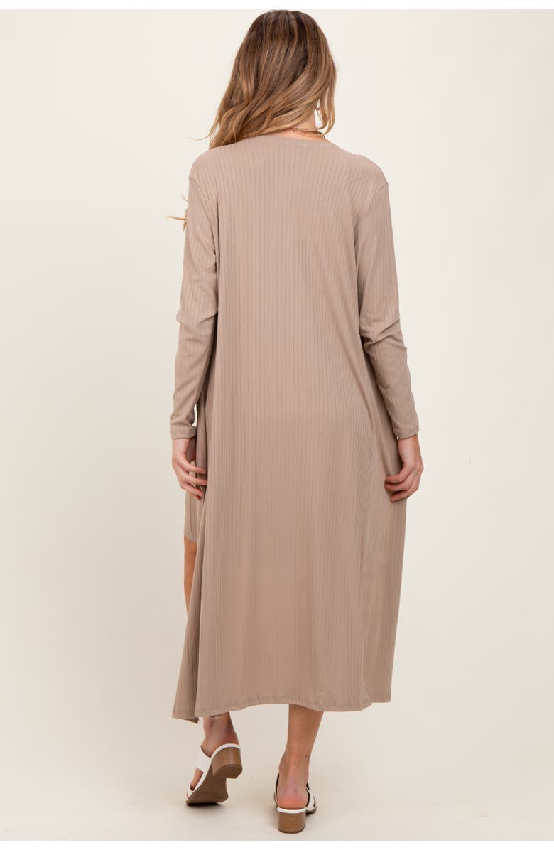 PinkBlush Ribbed Cardigan 2 Piece Set, Alternate, color, Cream