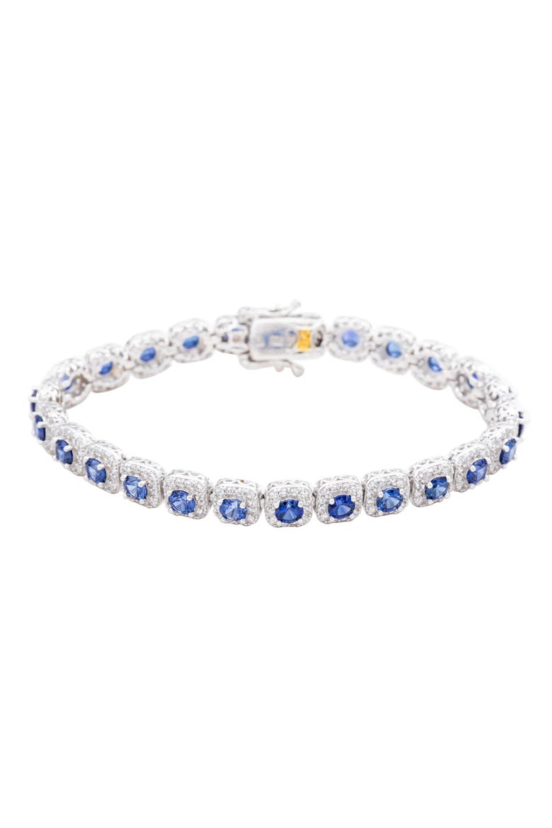 Sapphire Tennis Bracelet, Main, color, BLUE