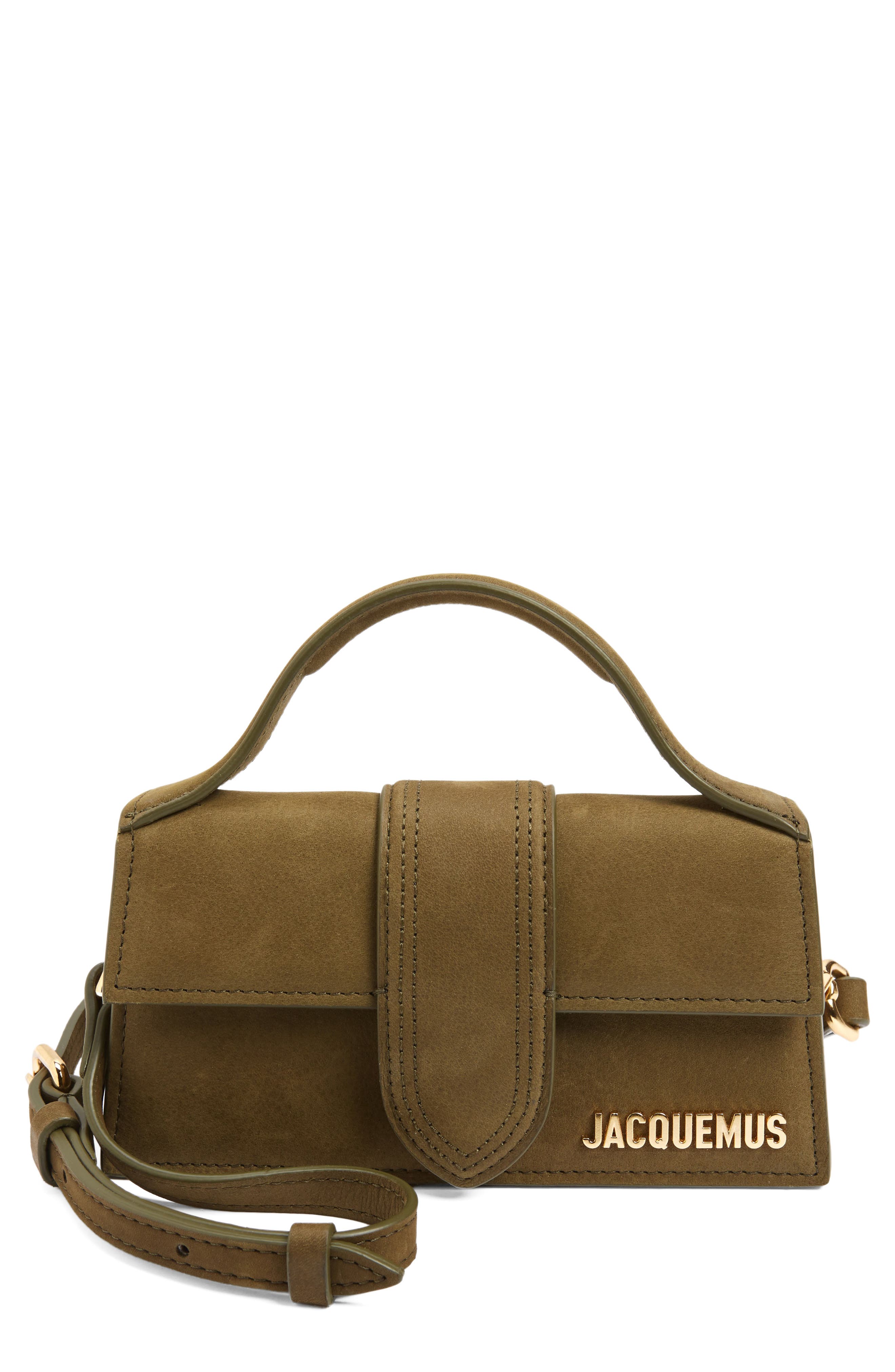Jacquemus Le Bambino Leather Shoulder Bag, Main, color, 