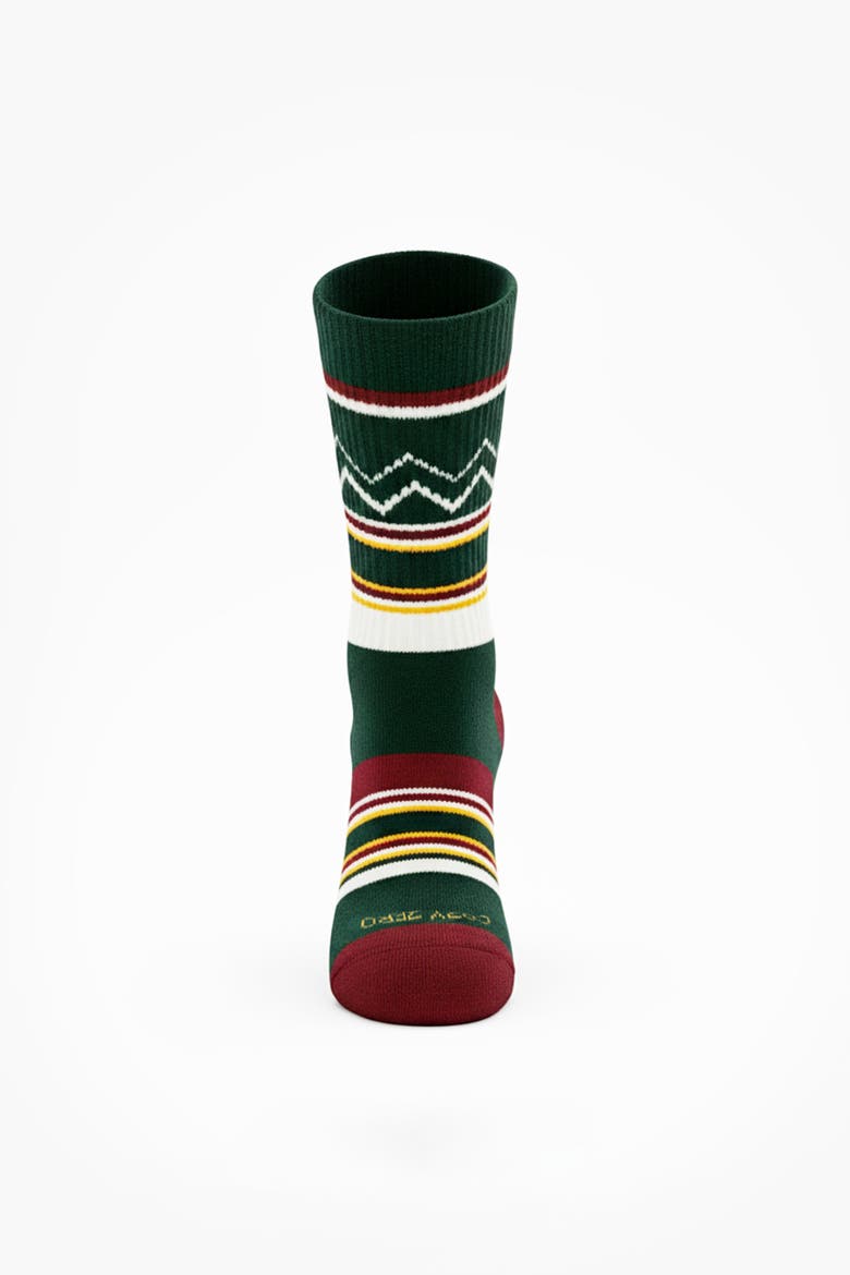 PerformaWool Midcrew All-season Hike Socks, Alternate, color, Pine Green