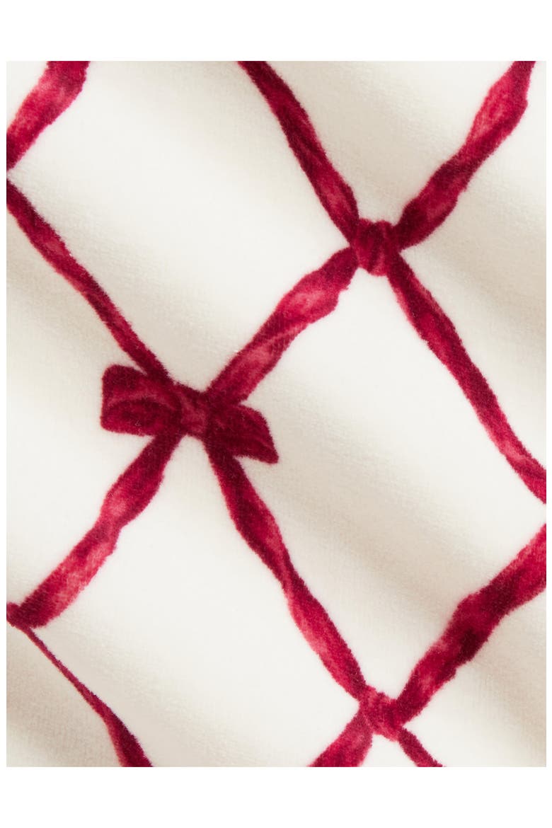 Kids' Ribbon Print Velour Dress & Bloomer, Alternate, color, MARYLE BOW PRINT