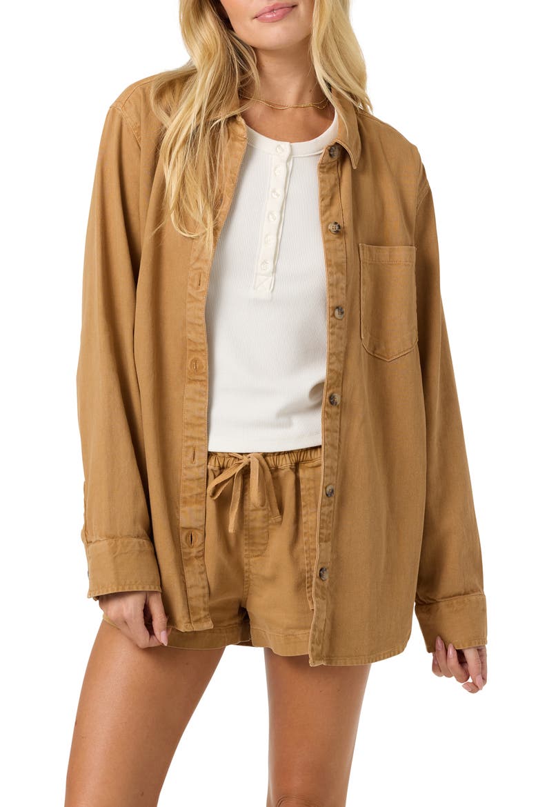 Sevie Cotton Shacket, Alternate, color, WOODSHACK