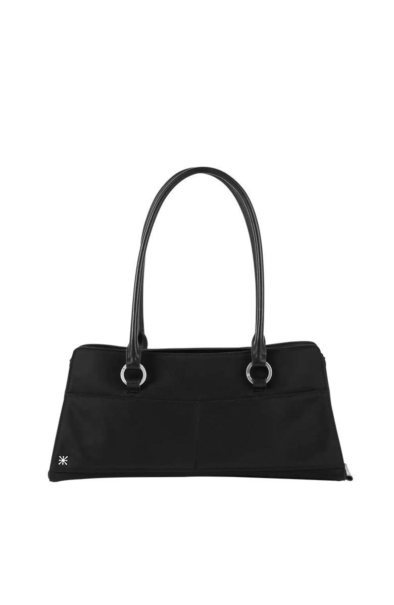 Esthera 5PM Nylon Shoulder Bag, Alternate, color, Black