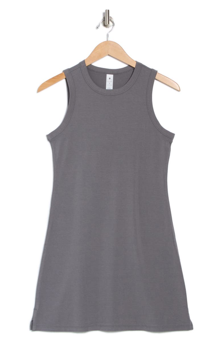YOGALICIOUS Everyday Tank Dress, Alternate, color, Quiet Shade