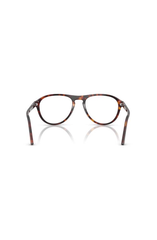 Persol 55mm Pilot Optical Glasses In Brown
