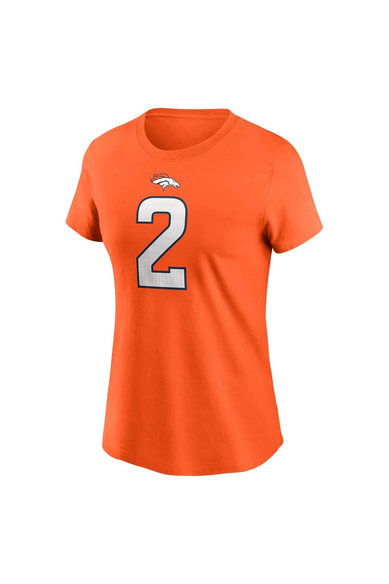 Women's Nike Patrick Surtain II Orange Denver Broncos Player Name & Number T-Shirt, Alternate, color, Orange