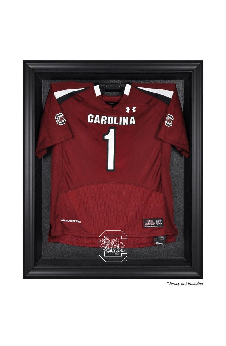 FANATICS AUTHENTIC South Carolina Gamecocks Black Framed Logo Jersey Display Case, Main, color, 