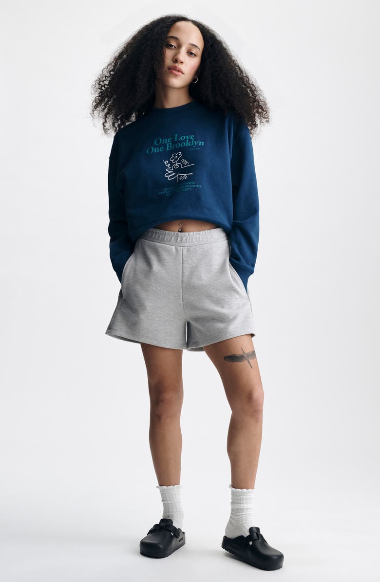 Brooklyn Industries Cotton Blend Mélange Shorts, Alternate, color, 