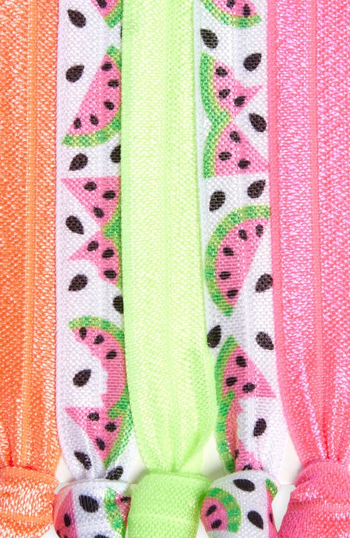 Cara Kids' Assorted 5-pack Ribbon Ponytail Holders