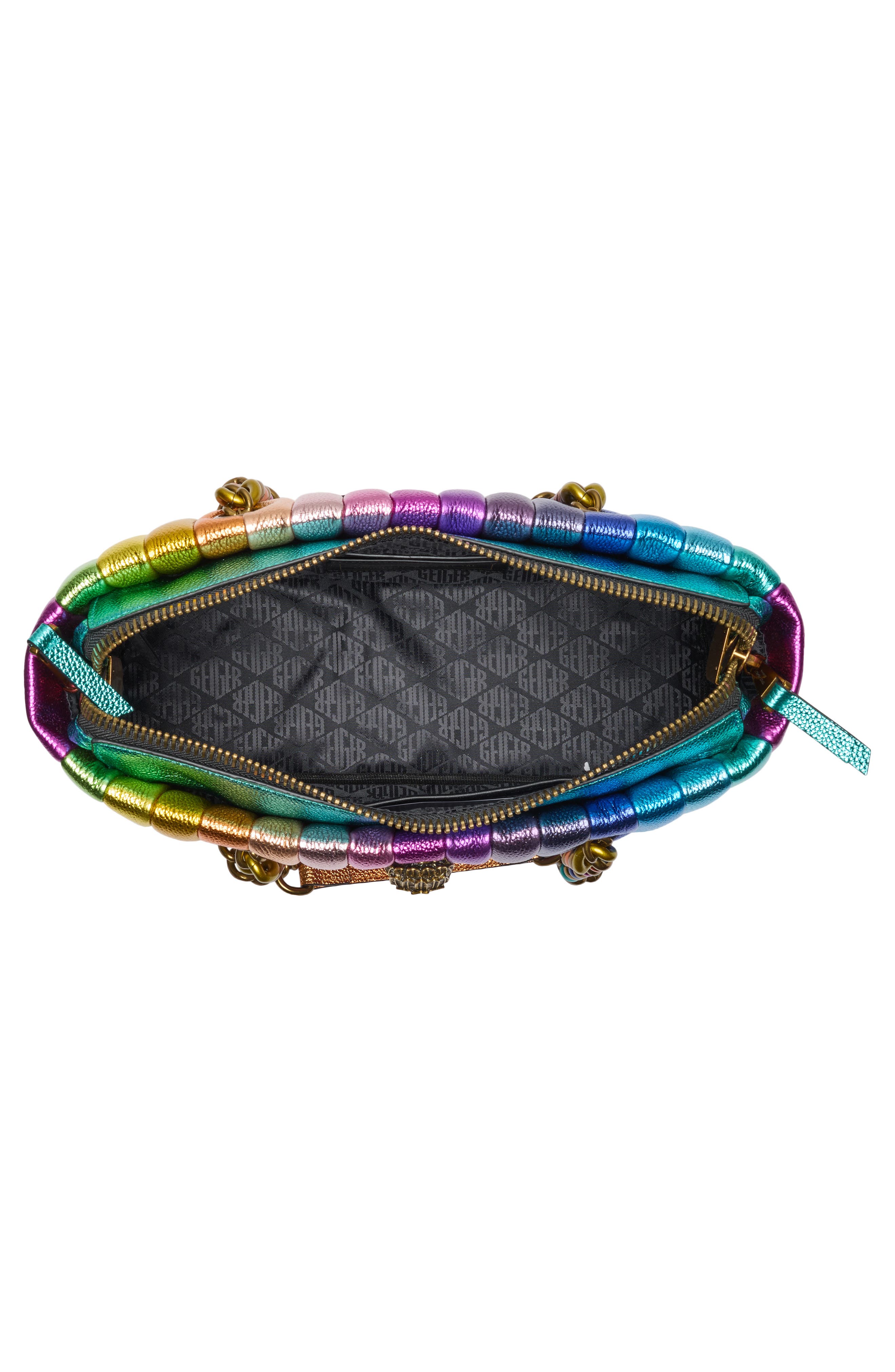 Kurt Geiger London Kensington Shoulder Bag, Alternate, color, Purple Multi