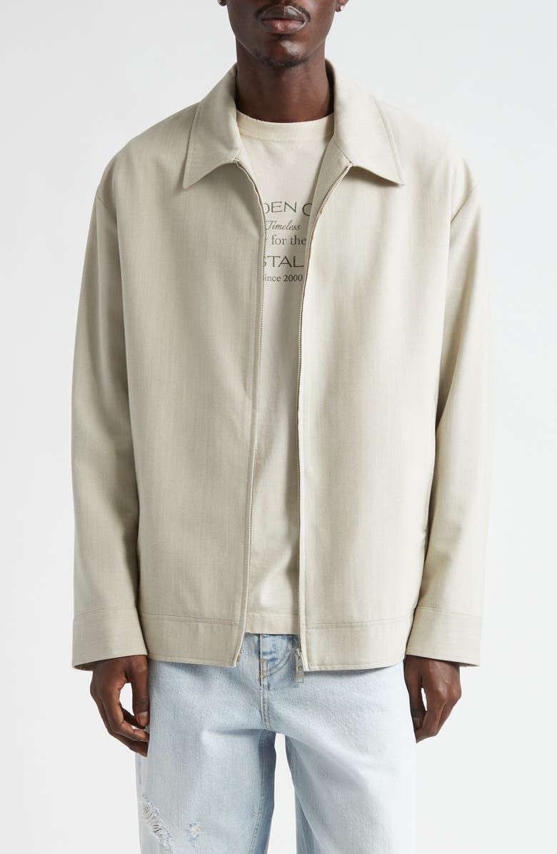 Golden Goose Journey Wool & Cotton Coach's Jacket, Main, color, 