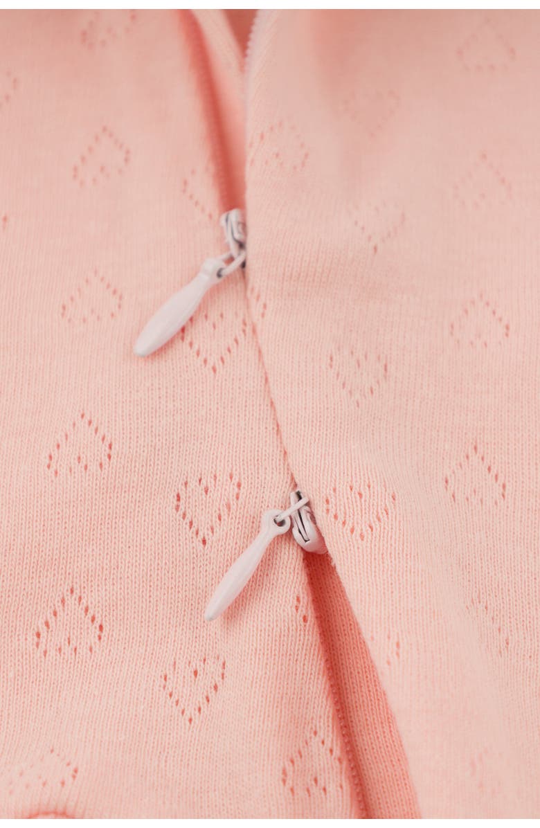 oh baby! Hearts Pointelle Footie, Alternate, color, Pink