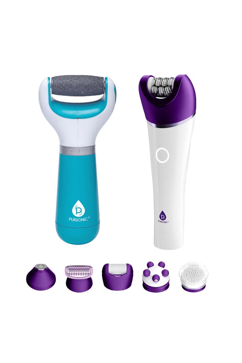 Smooth Skin Set 6-in-1 Epilator & Callus Remover, Main, color, White