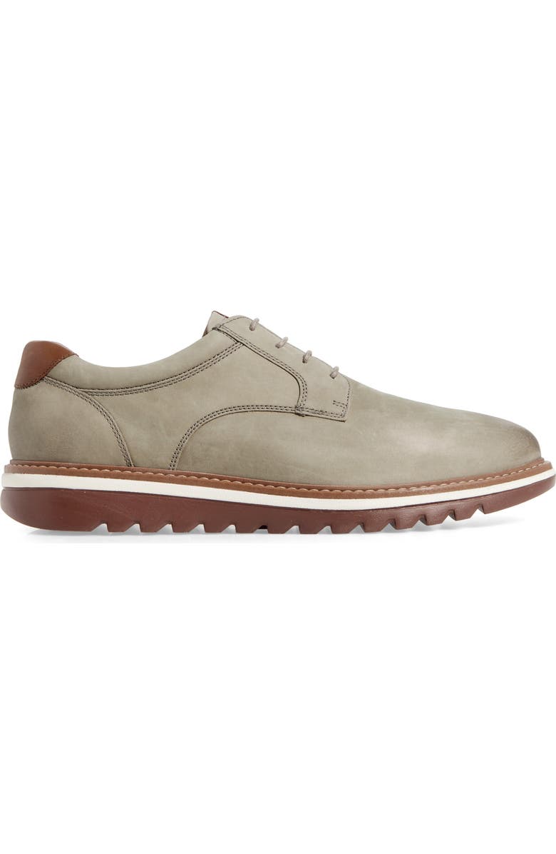 Johnston & Murphy Braydon Plain Toe Derby, Alternate, color, Grey