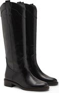 MANGO TEEN Knee High Western Boot
