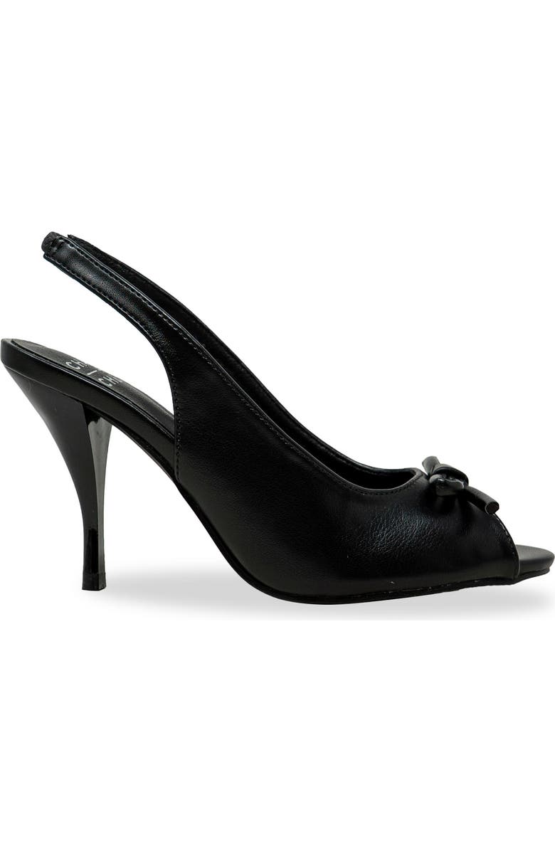 CHASE AND CHLOE Slingback Sandal, Alternate, color, Black