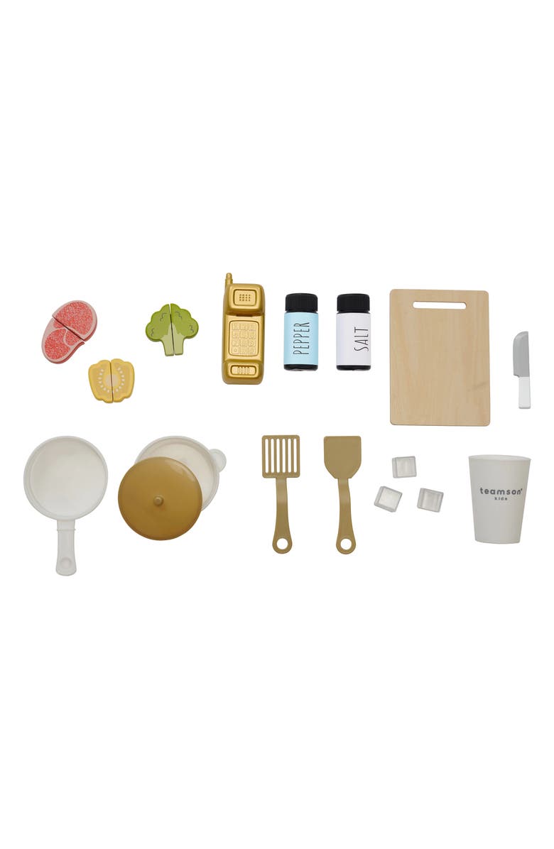 Teamson Kids Little Chef Hampton Play Kitchen & Accessories, Alternate, color, White