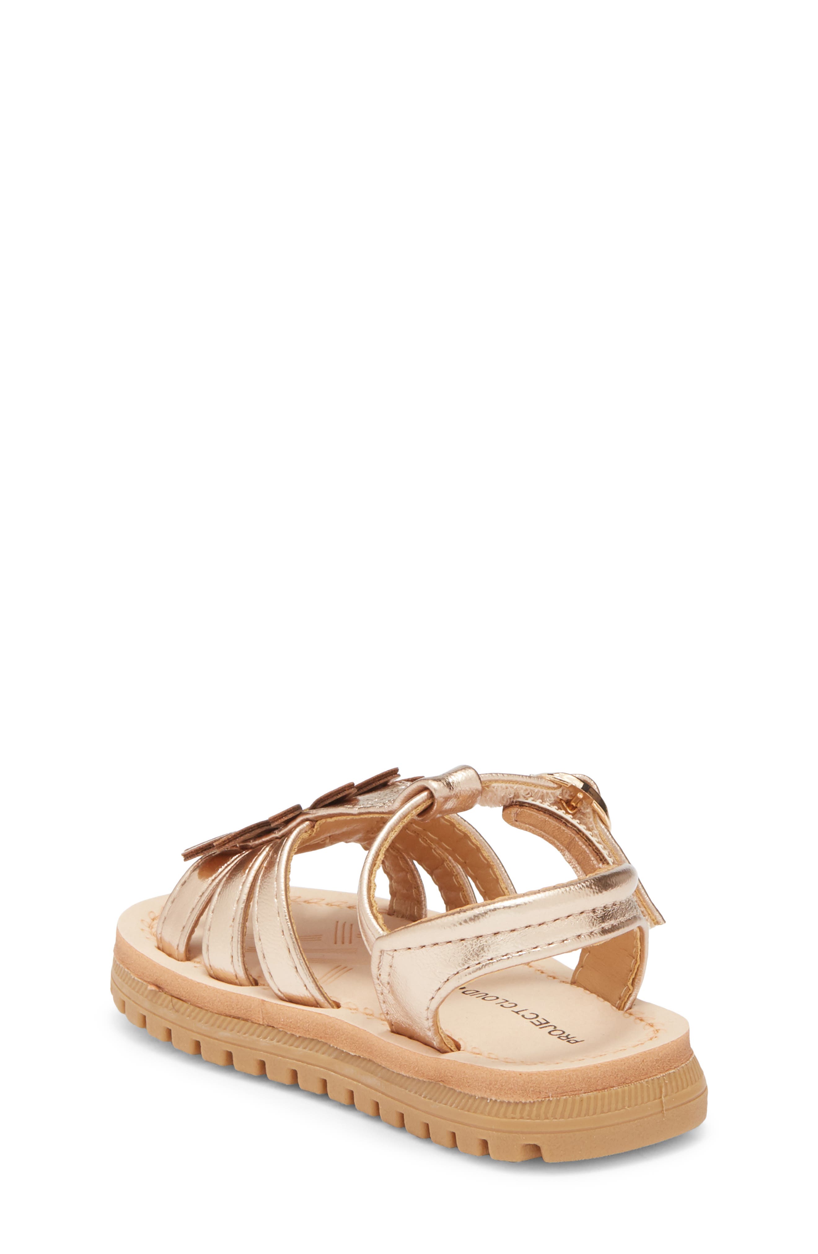 Project Cloud Kids' Oleander Sandal, Alternate, color, Rosegold
