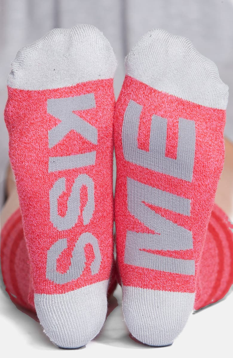 Arthur George by R. Kardashian 'Kiss Me' Crew Socks, Main, color, 