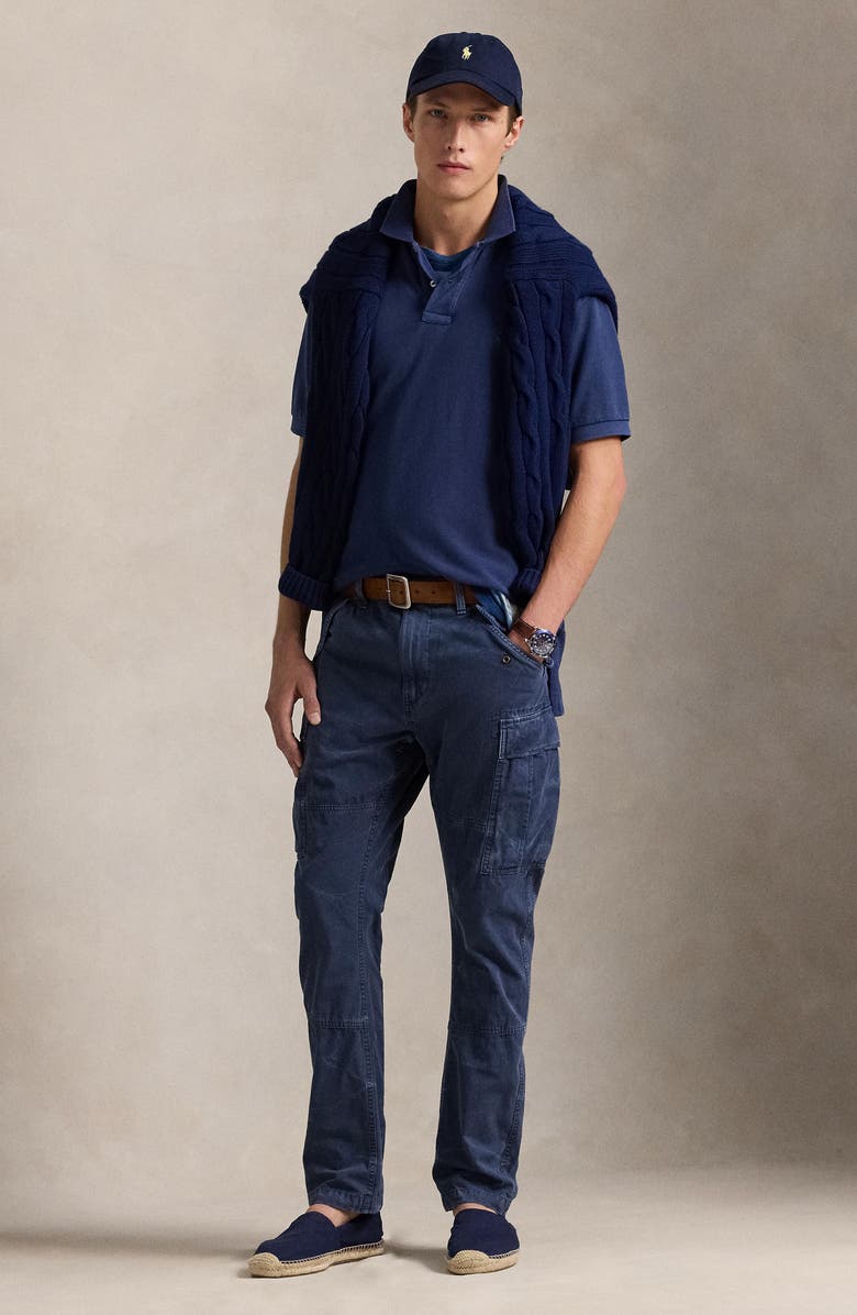 Polo Ralph Lauren Slim Fit Garment Dyed Twill Cargo Pants, Alternate, color, 