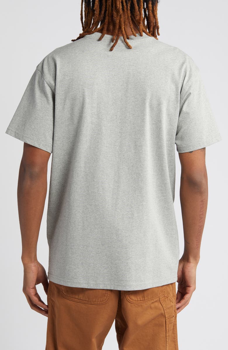Carhartt Work In Progress Embroidered Organic Cotton Logo T-Shirt, Alternate, color, 