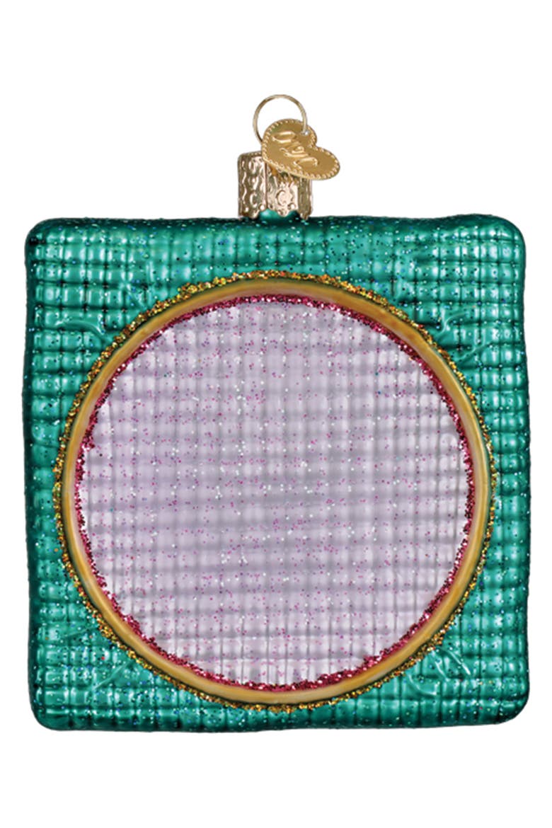 I'm Outdoorsy Glass Christmas Ornament, Alternate, color, TURQUOISE GREEN