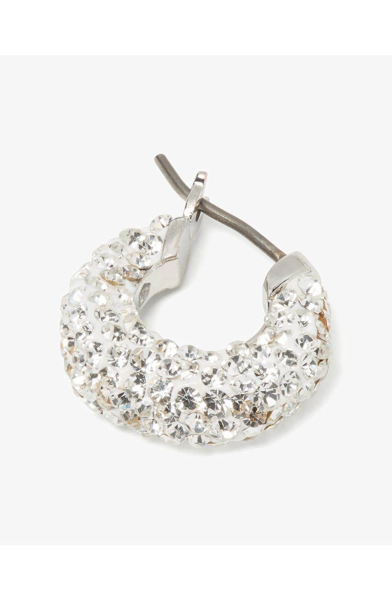 Kate Spade New York crystal huggie hoop earrings, Alternate, color, 