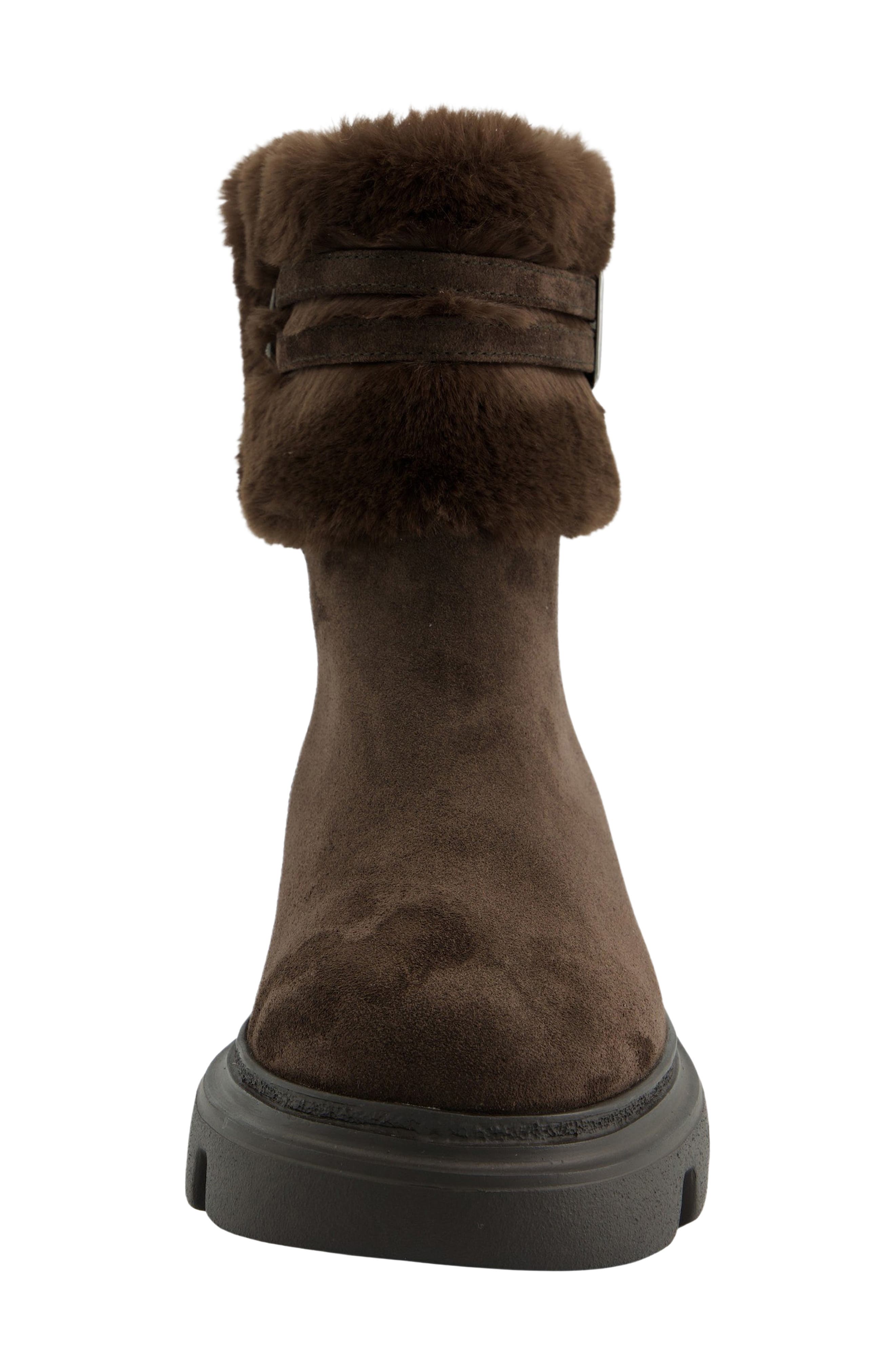 Frosty Faux Fur Boot, Alternate, color, MOCHA COMBO