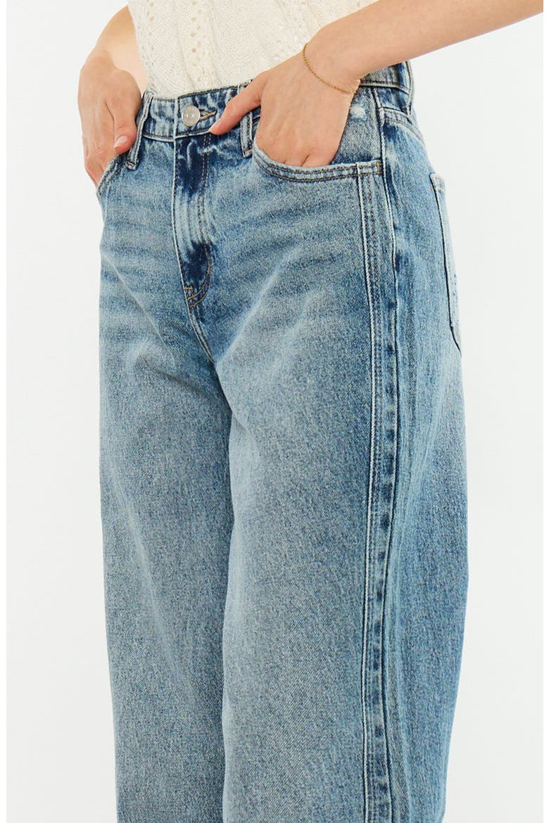 Lani Essentials 90s Low Rise Relaxed Straight Jeans, Alternate, color, Dark Wash