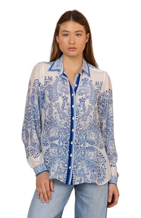 Quill Silk Top