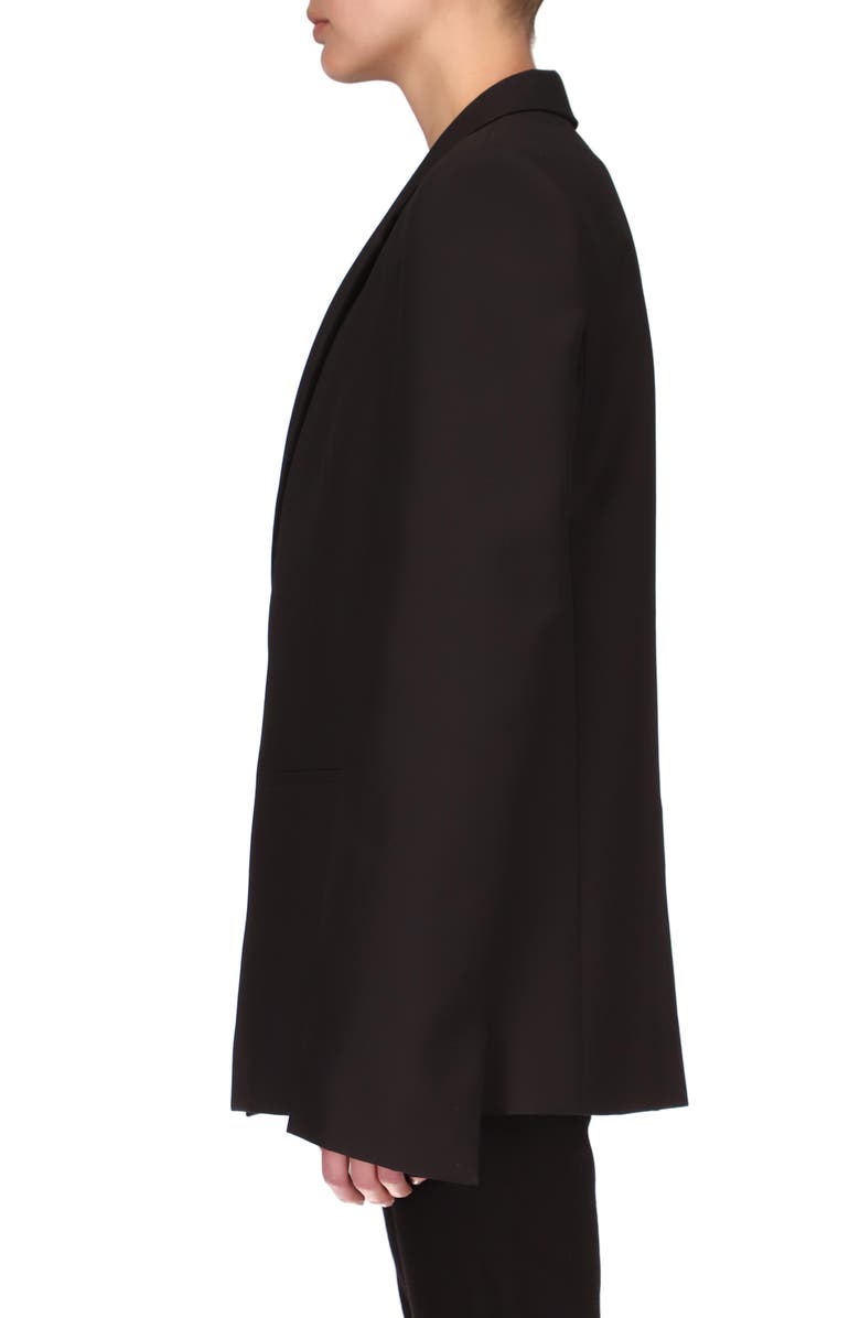 Givenchy Padlock Oversize Wool Blazer, Alternate, color,