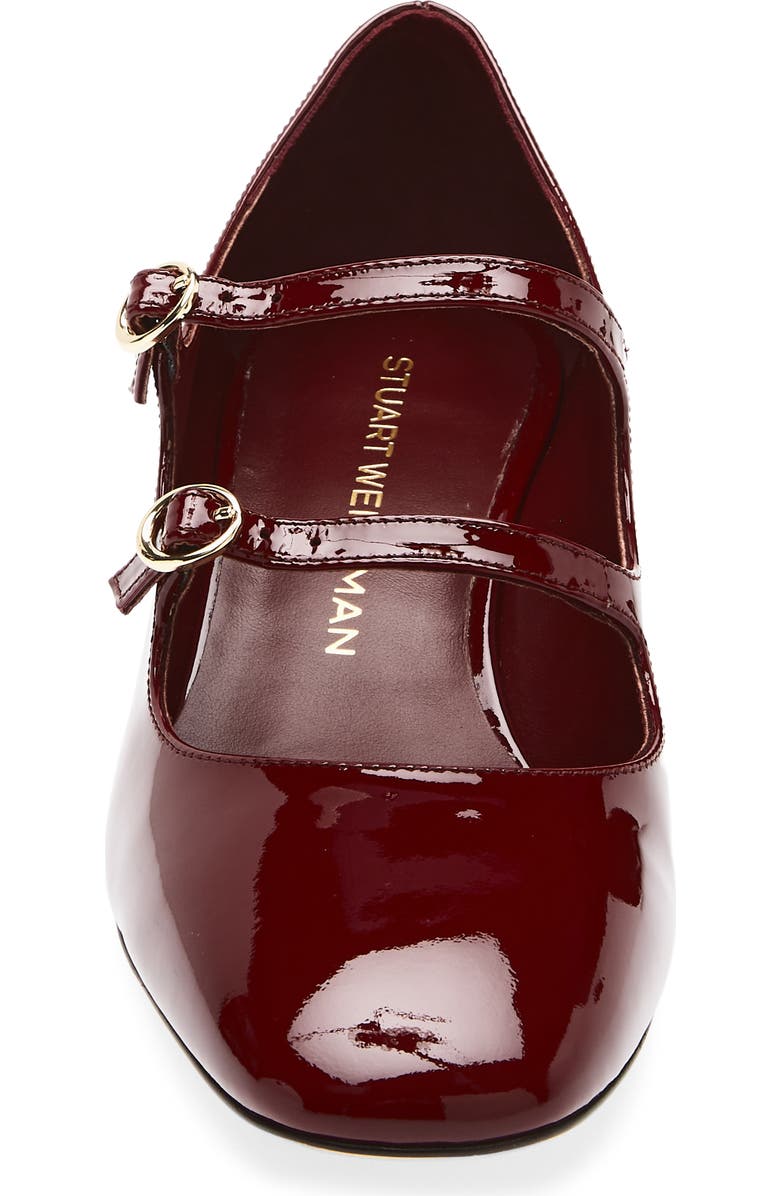 Stuart Weitzman Benni Mj 35 Pump, Alternate, color, Rosewood