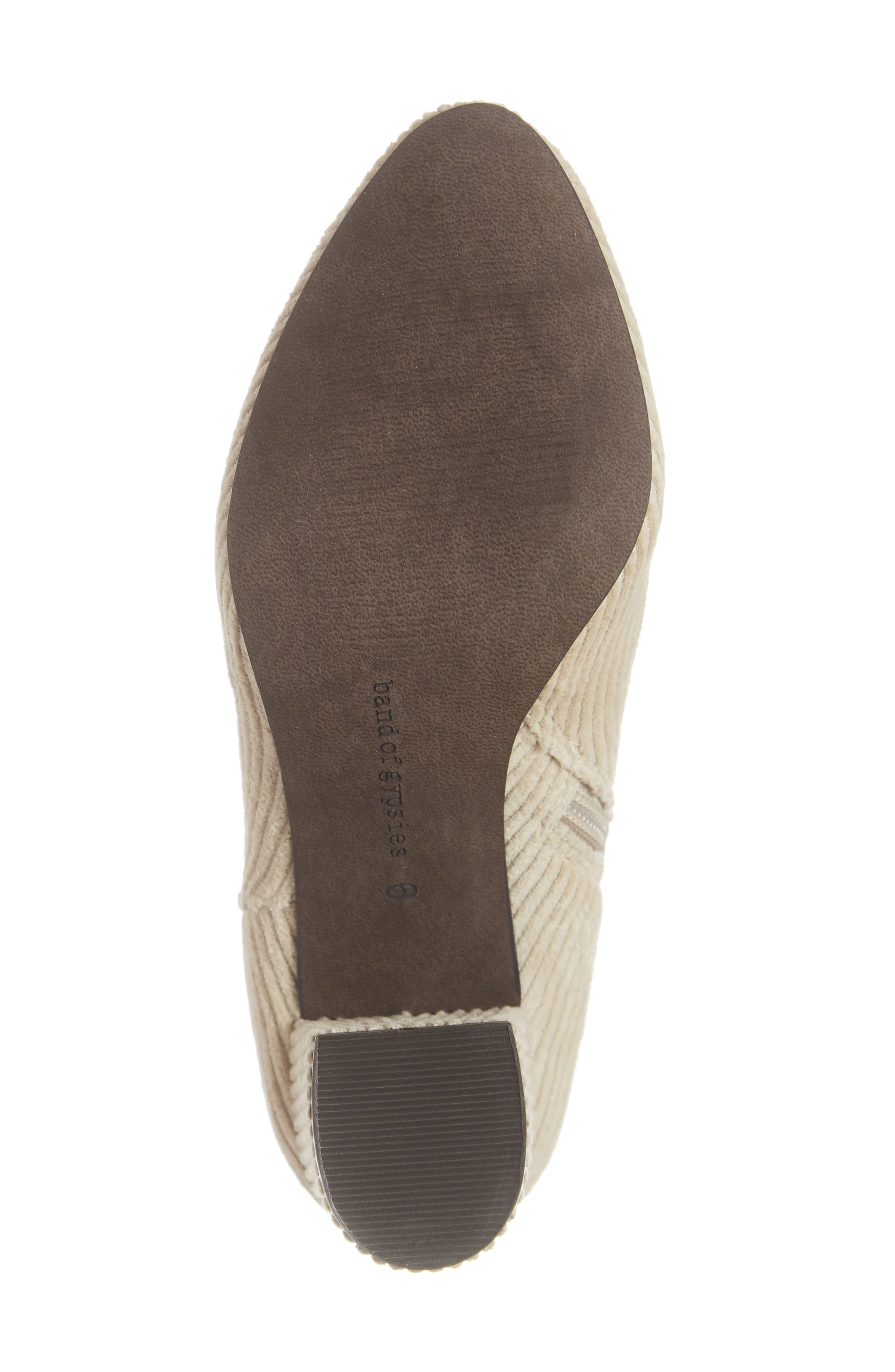 Band of Gypsies Andrea Bootie, Alternate, color, WINTER WHITE CORDUROY