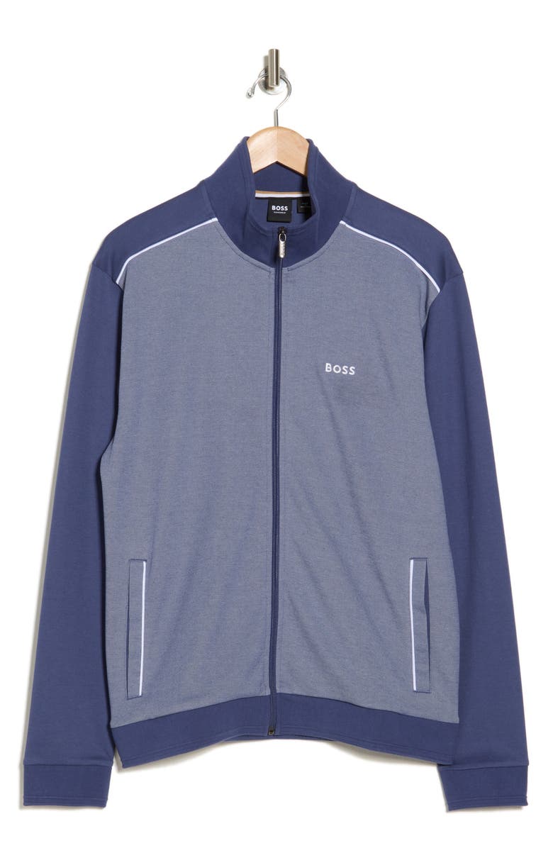 BOSS Tracksuit Lounge Jacket, Alternate, color,