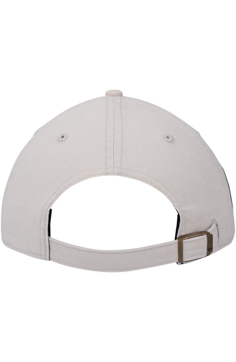 '47 Men's '47 Cream Pittsburgh Steelers Crossroad MVP Adjustable Hat, Alternate, color, 