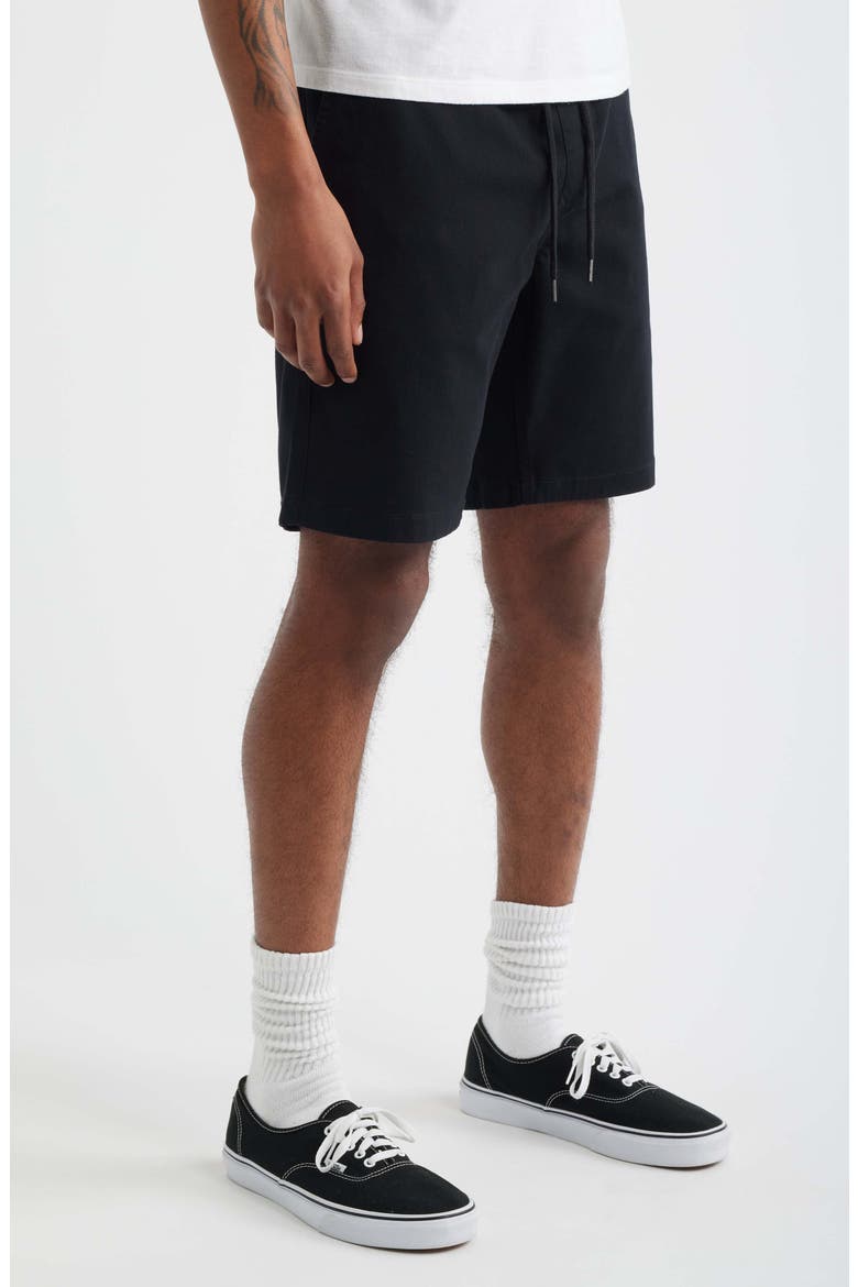 Classic Surf Corduroy Volley Shorts, Alternate, color, BLACK
