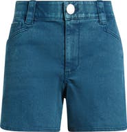 Wit & Wisdom Skyrise Dolphin Hem Denim Shorts